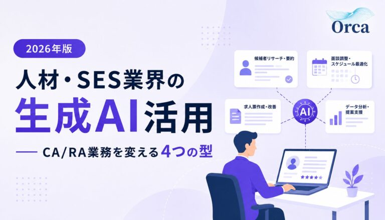 人材・SES業界の生成AI活用